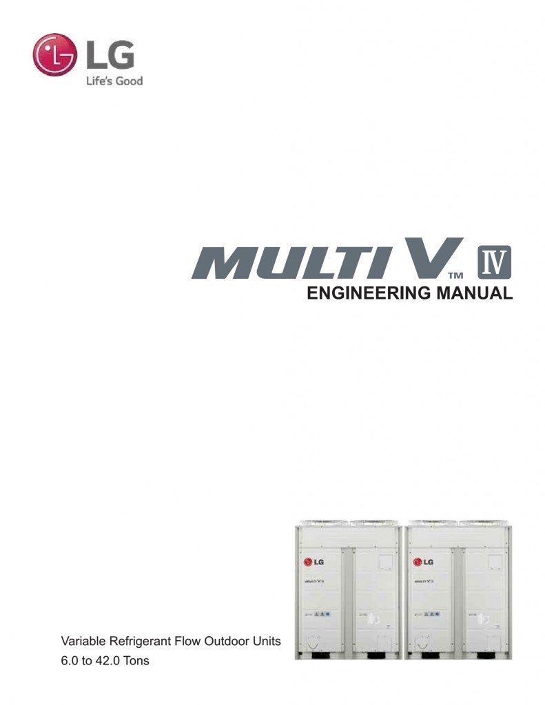 LG Multi V IV - Engineering Manual