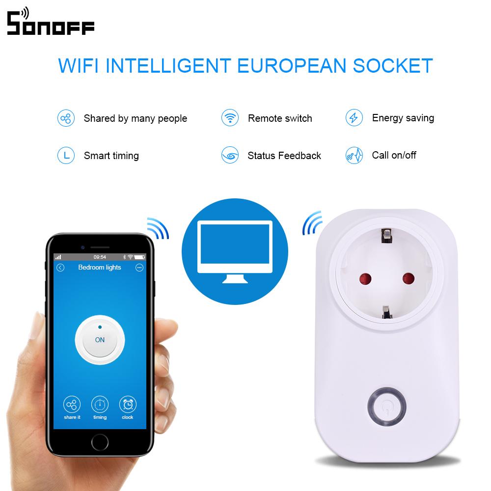 sonoff s20 wifi power socket switch wireless - HVAC Việt Nam