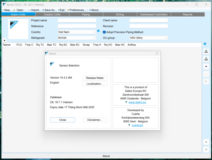 Daikin VRV Xpress (2024-2025) - Tính chọn máy điều hòa trung tâm VRV