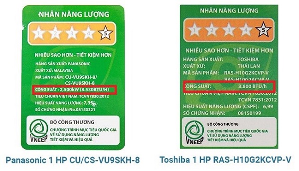 Năng suất lạnh danh định