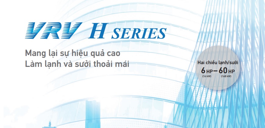 dieu hoa trung tam daikin vrv h series 6 - SAVA M&E - Công Ty Cơ Điện Lạnh