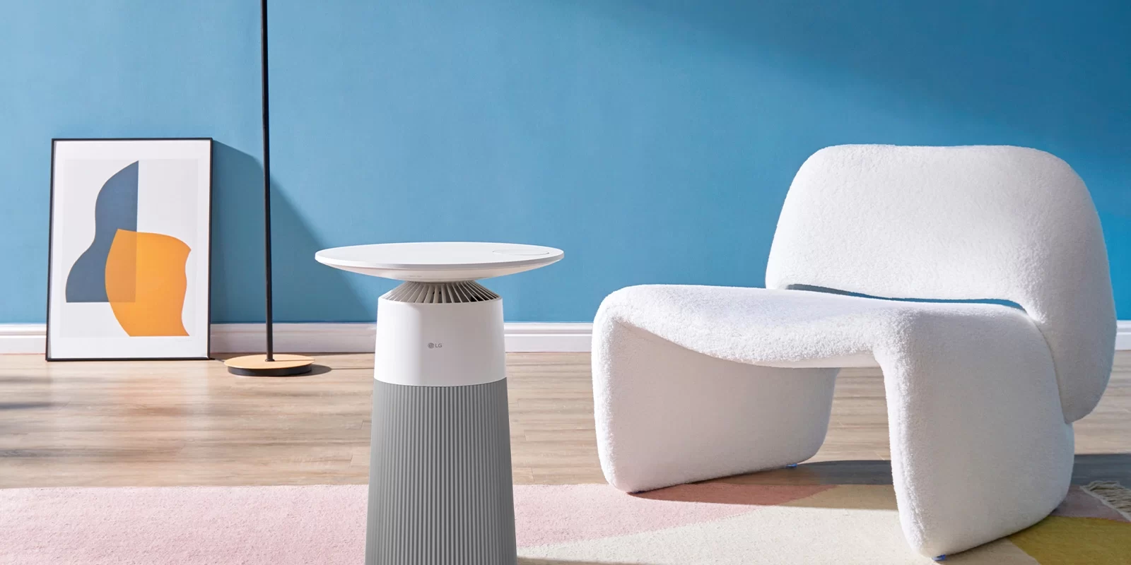 LG PuriCare Aero Furniture sở hữu nhiều tính năng lọc khí hiện đại.