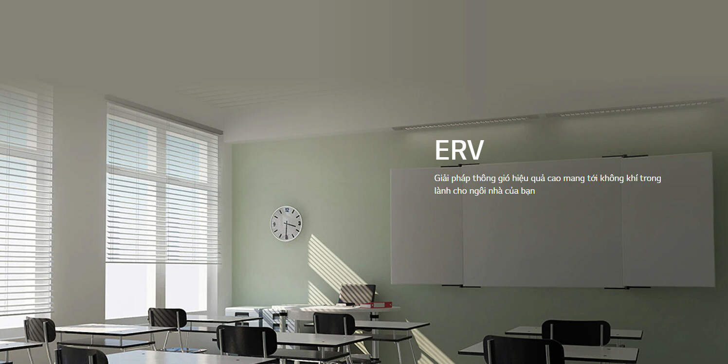 Giải pháp thông gió (ERV) của LG Giải pháp thông gió (ERV) của LG