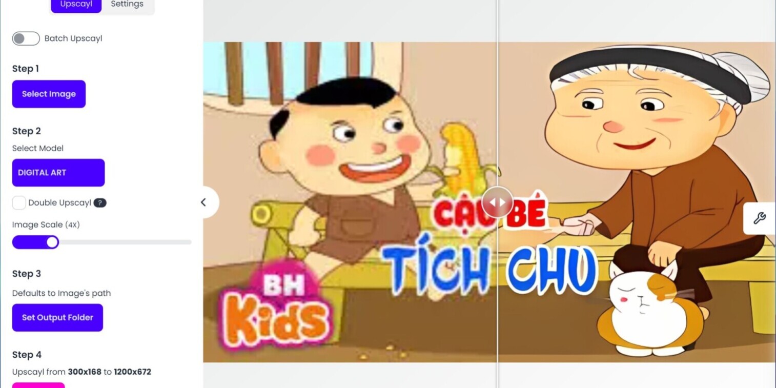 Upscayl – Nâng tầm chất lượng ảnh với trí tuệ nhân tạo