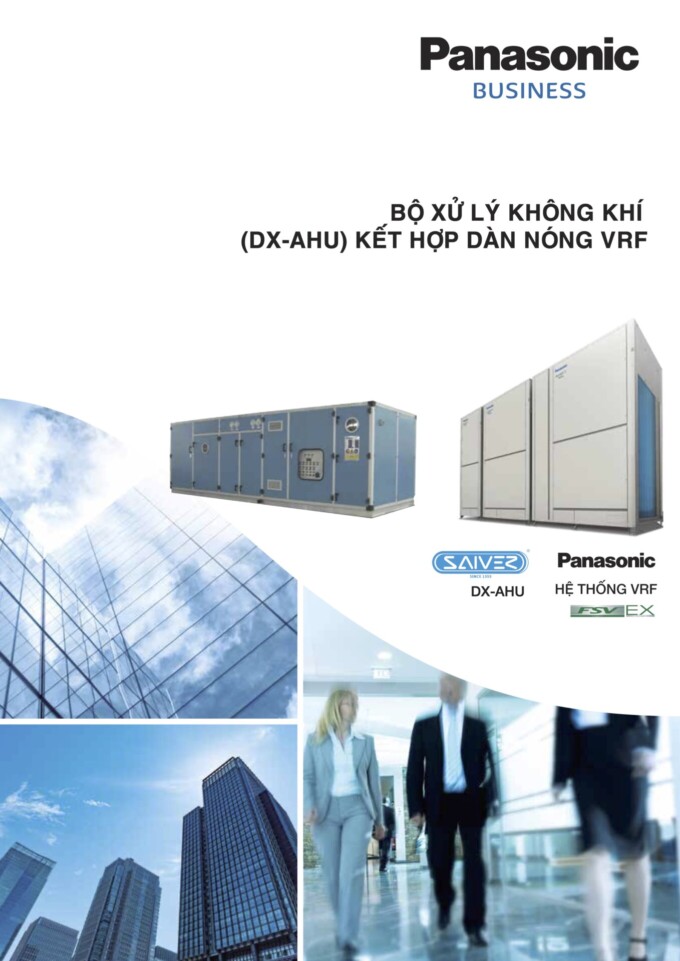 Panasonic DX-AHU – Bo xu ly khong khi ket hop dan nong VRF