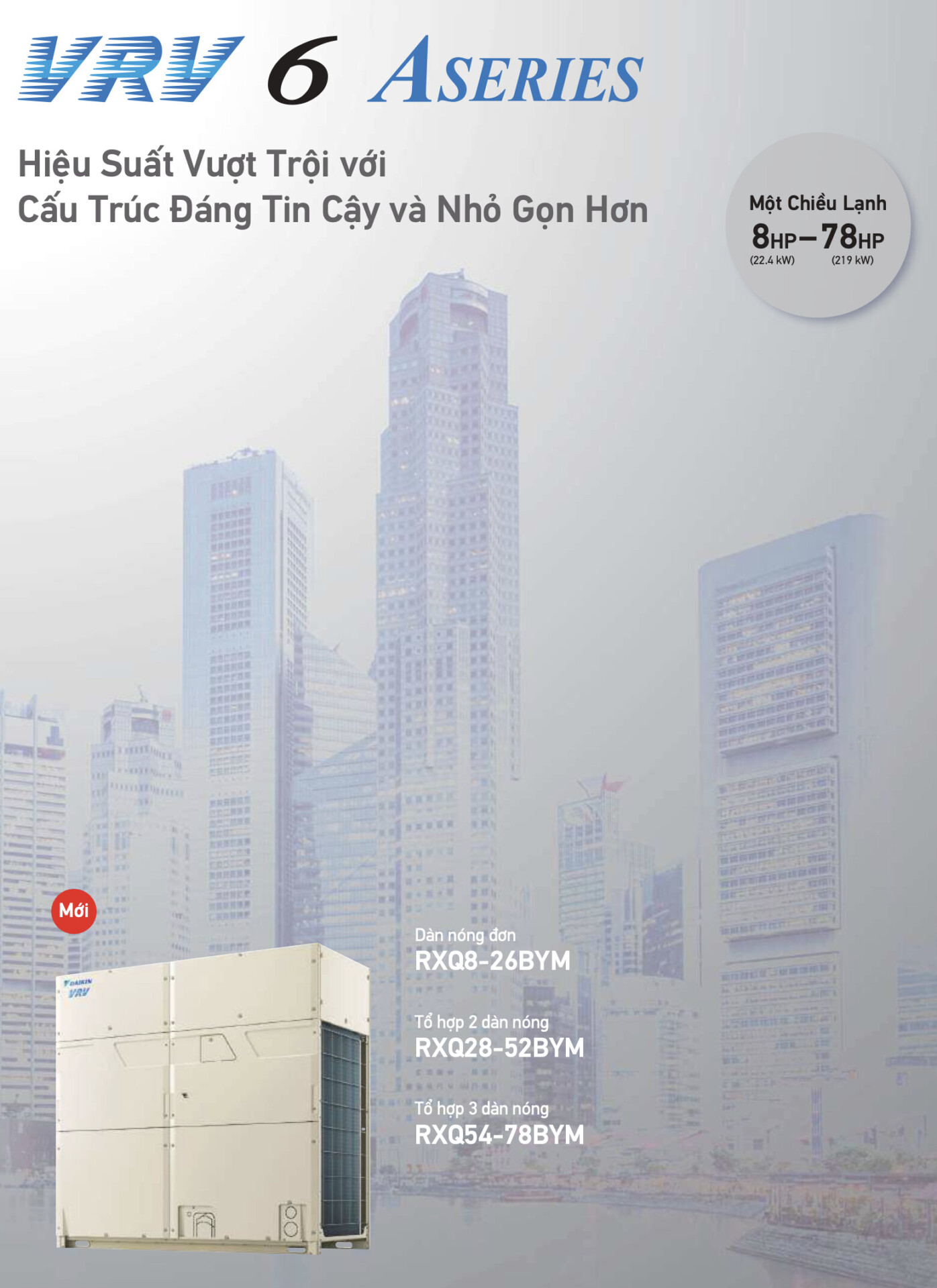 Máy lạnh trung tâm Daikin VRV 2026
