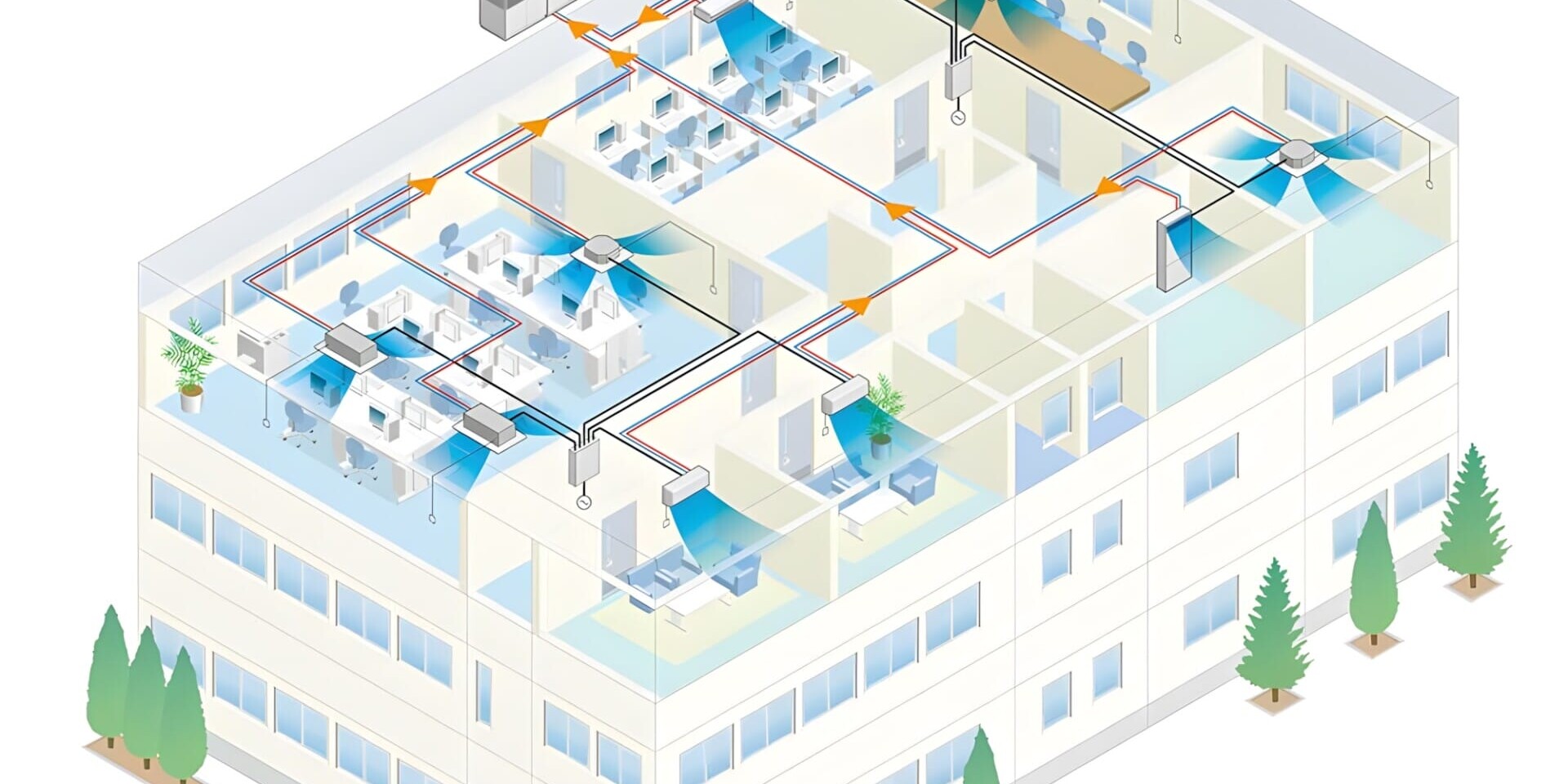 Dàn Lạnh Điều Hòa Trung Tâm Mitsubishi Heavy KXZ - SAVA M&E